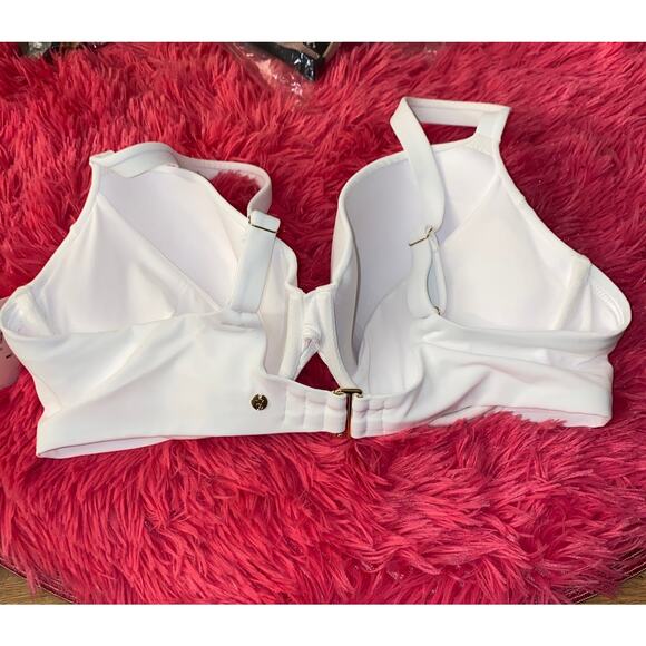 VICTORIA'S SECRET‎ 40C Twist Removable Push-Up Bikini Top White - Picture 2 of 2